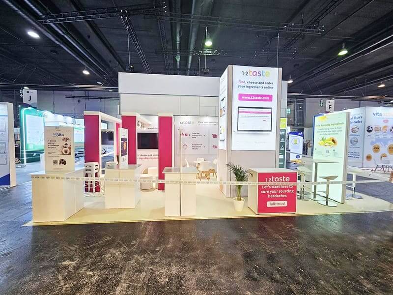 Stand d'exposition pour 1-2-Taste - Food Ingredients 2024, Frankfurt