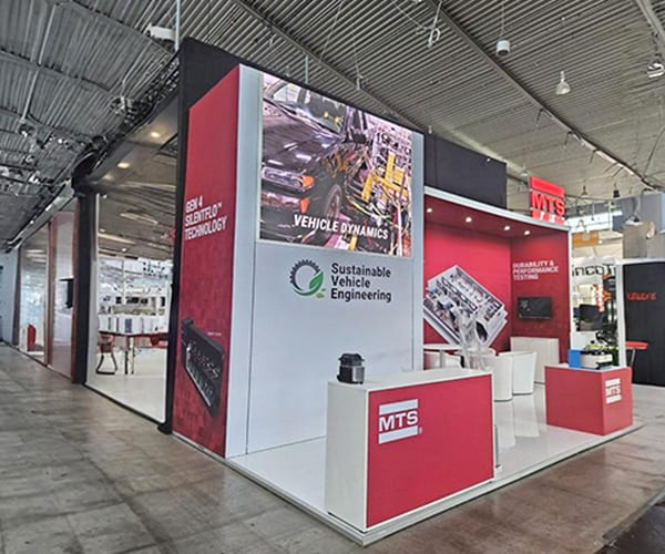 Stand d'exposition pour MTS - Automotive Testing Expo 2025, Stuttgart, Germany