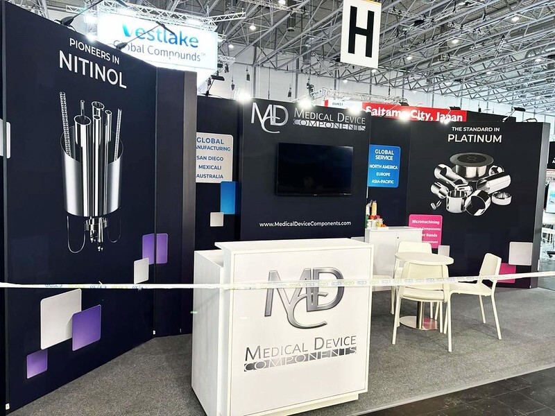 Stand d'exposition pour Medical Device Components at Medica, Dusseldorf